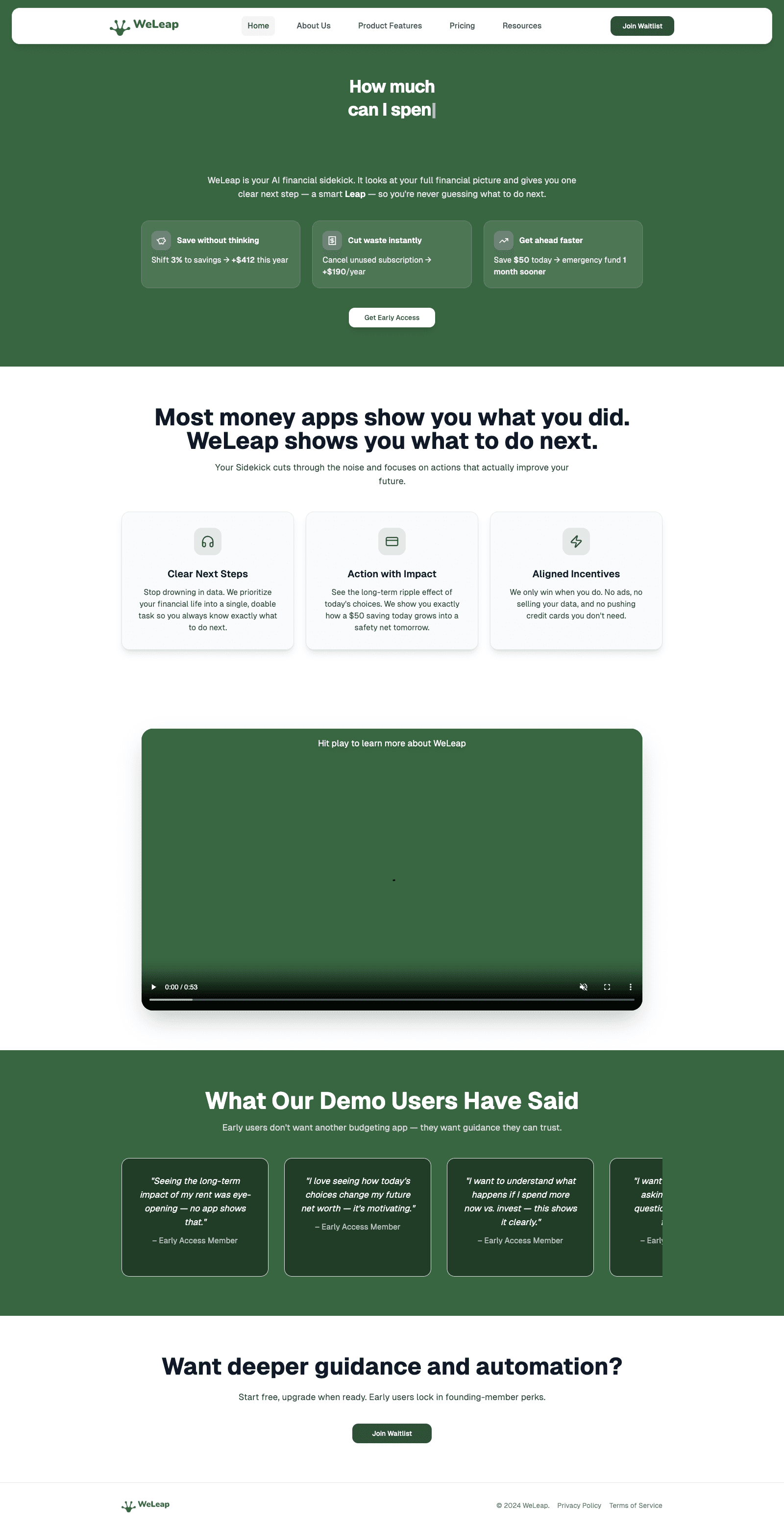weleap.ai — before